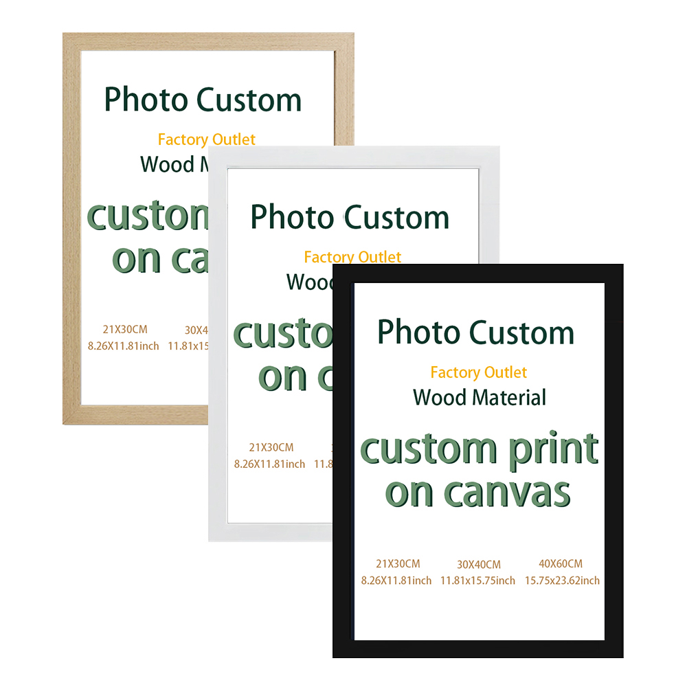 Sustainable Living Products - Customized canvas painting plus photo frame,high-definition