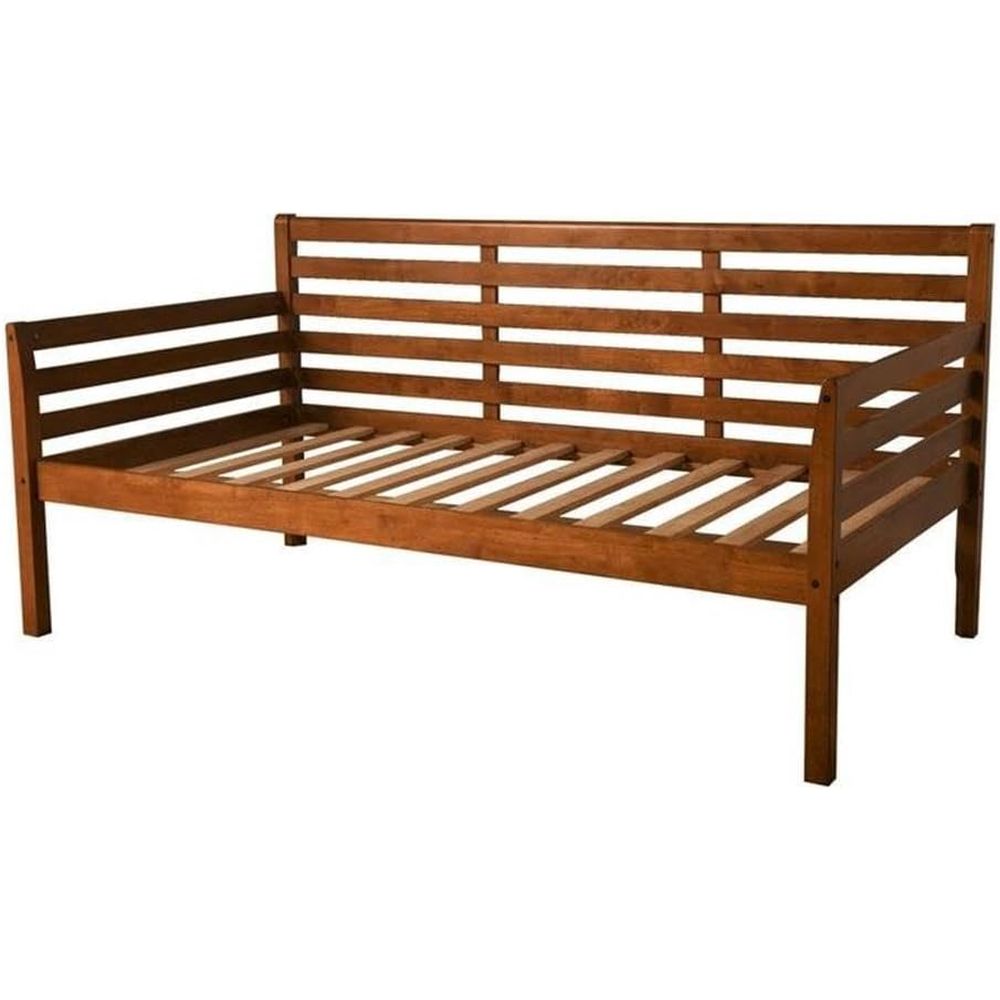 Twin Daybed in Medium Brown, S - đánh giá và giá Sustainable Living Homes