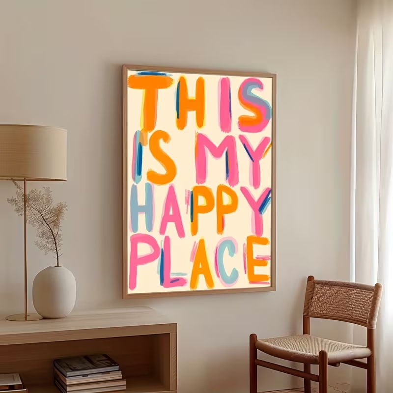 Modern This Is My Happy Place  - đánh giá và giá Sustainable Living Products